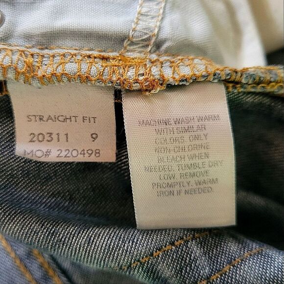 Structure Men's Straight Fit Blue Denim Jeans - Picture 10 of 13